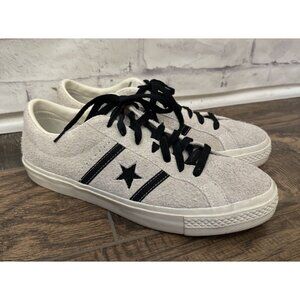 Converse Cons One Star Academy Pro Suede Shoe Off White Men’s 9.4‎ Women’s 11